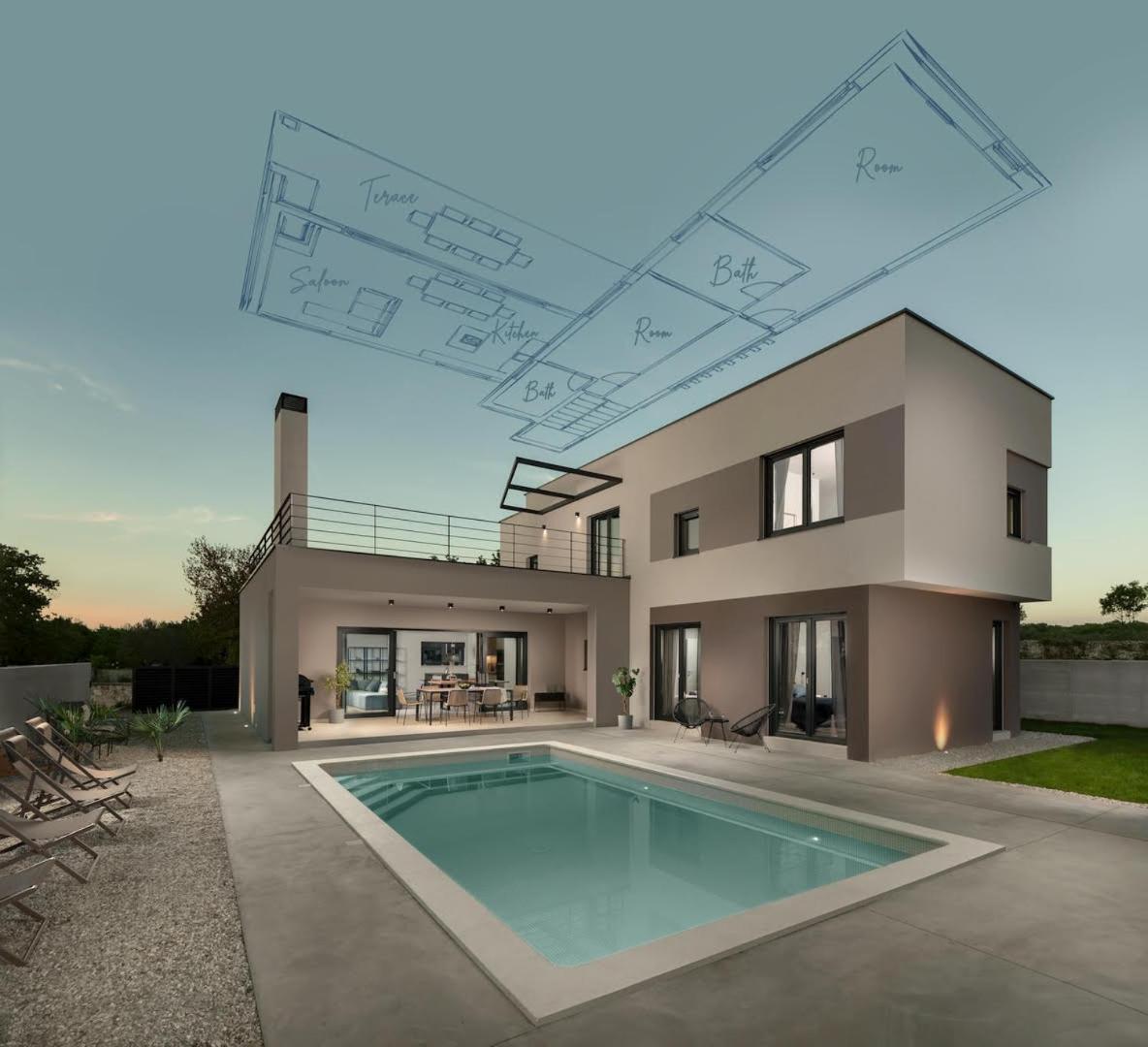 Villa 45 Vodnjan Buitenkant foto